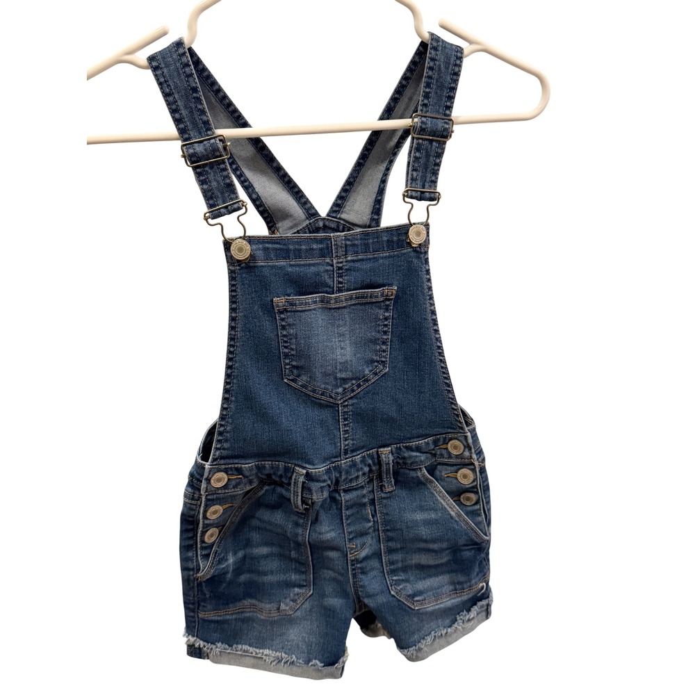 SO Denim Shortalls Girl's Kids Size 7
